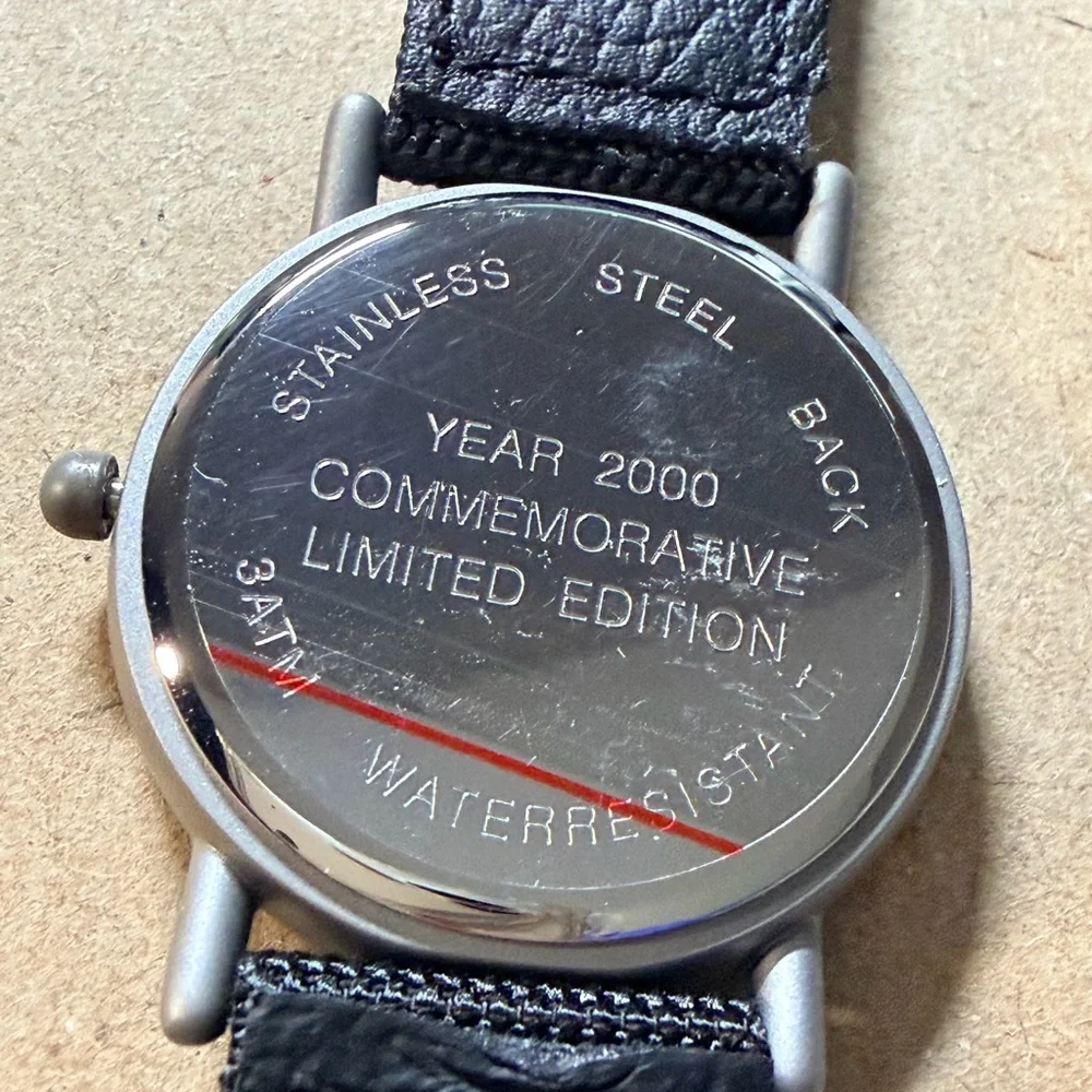 Vintage Samsung Sydney Olympic Black and Silver Watch